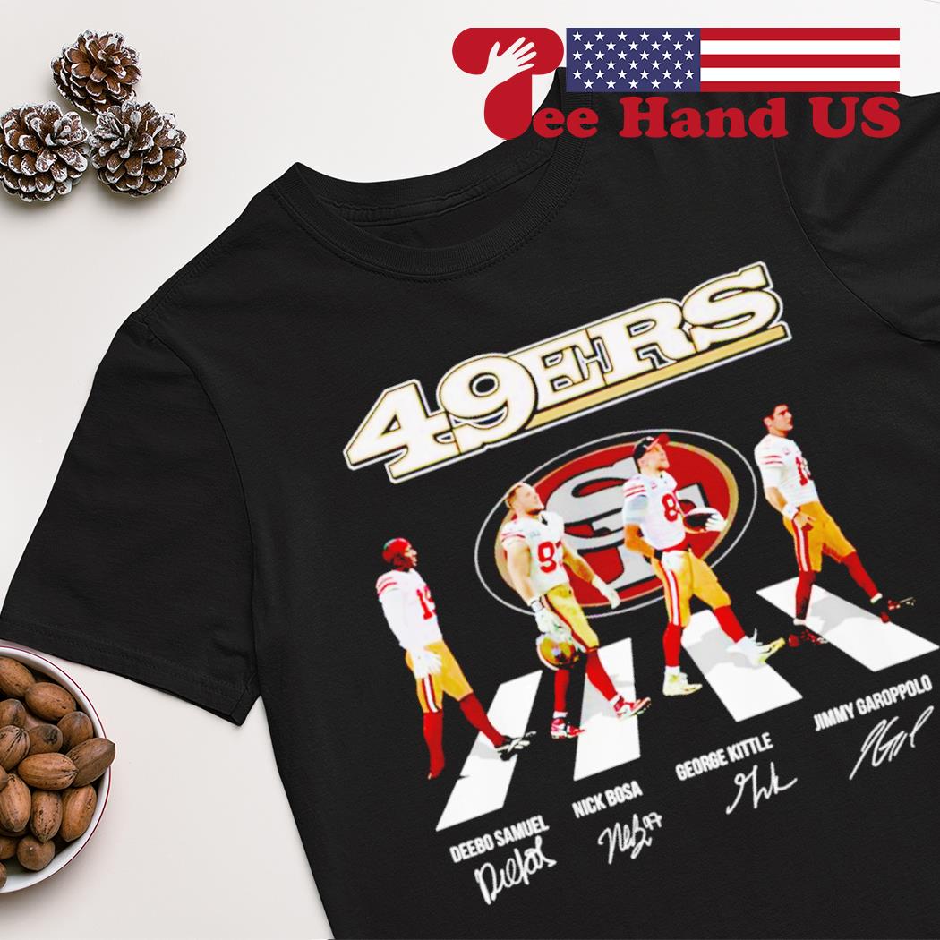 Niner Faithful San Francisco 49ers Deebo Samuel George Kittle And Garoppolo  Signatures Shirt, hoodie, sweater, long sleeve and tank top