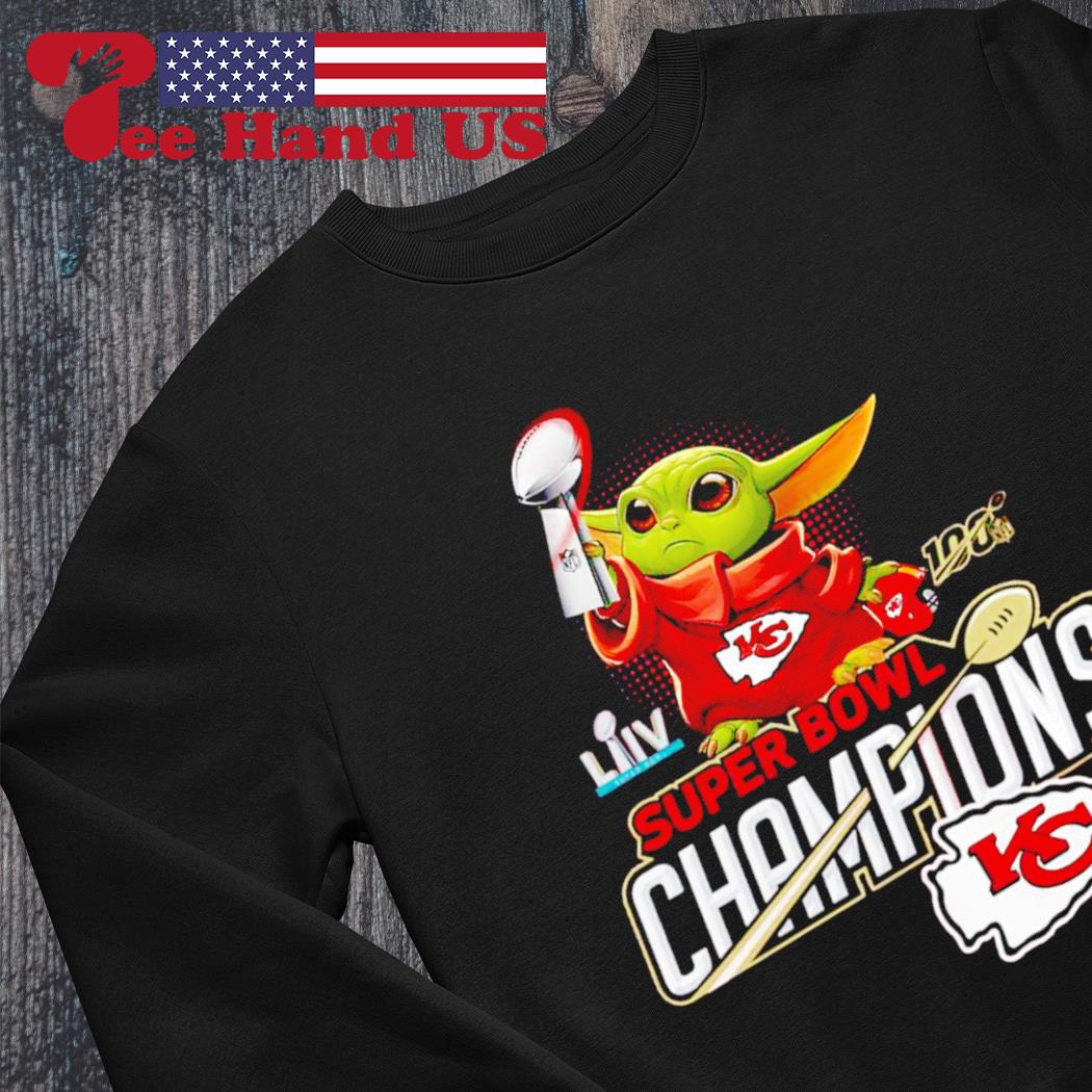 Baby Yoda Hug Super Bowl Champions Kansas City Chiefs Shirt Sweatshirt  Hoodie Long Sleeve Tank