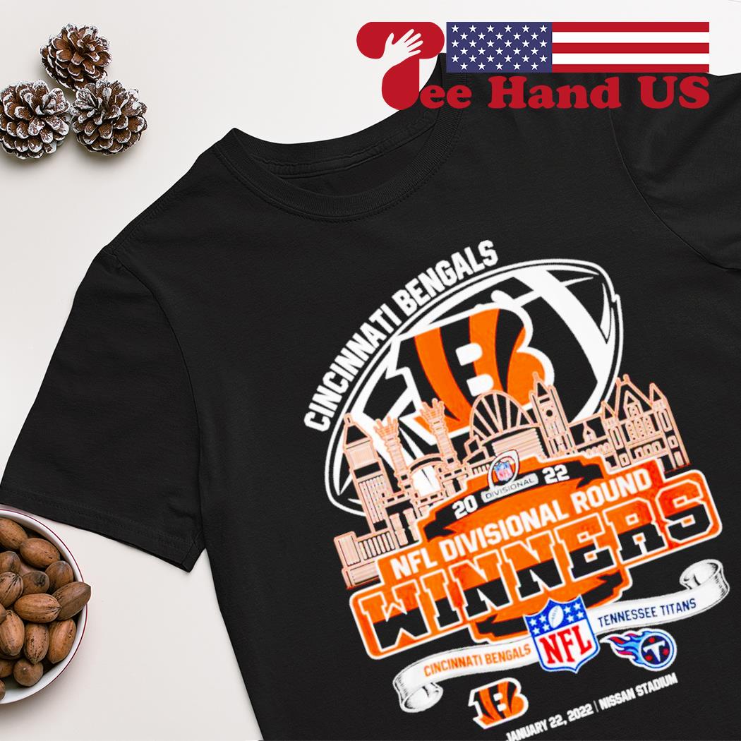 Cincinati Bengals 2022 NFL Division Round Champions Bengals vs Titans  shirt, hoodie, sweater, long sleeve and tank top