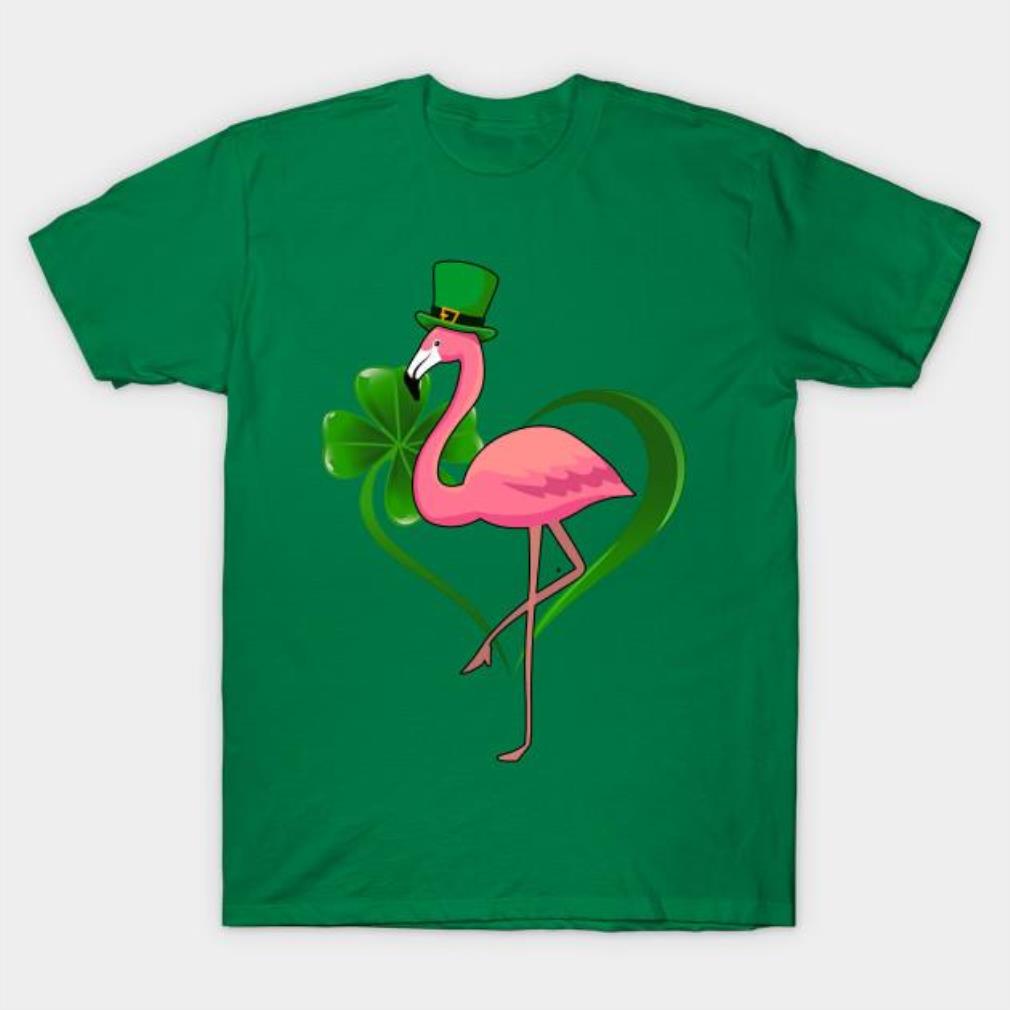 Flamingo lucky shamrock Happy St. Patrick’s Day shirt