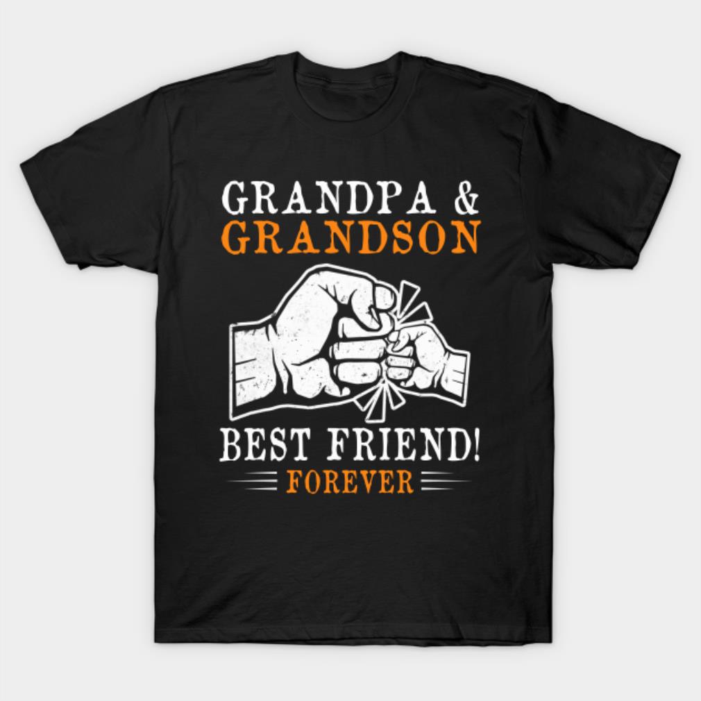 Grandpa and Grandson best friend forever T-shirt