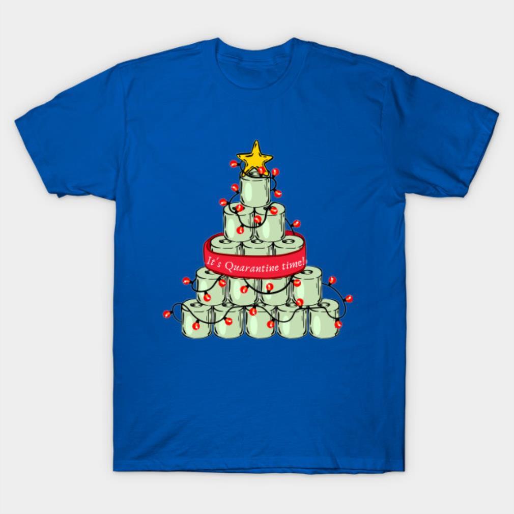 It’s quarantine time Christmas T-shirt