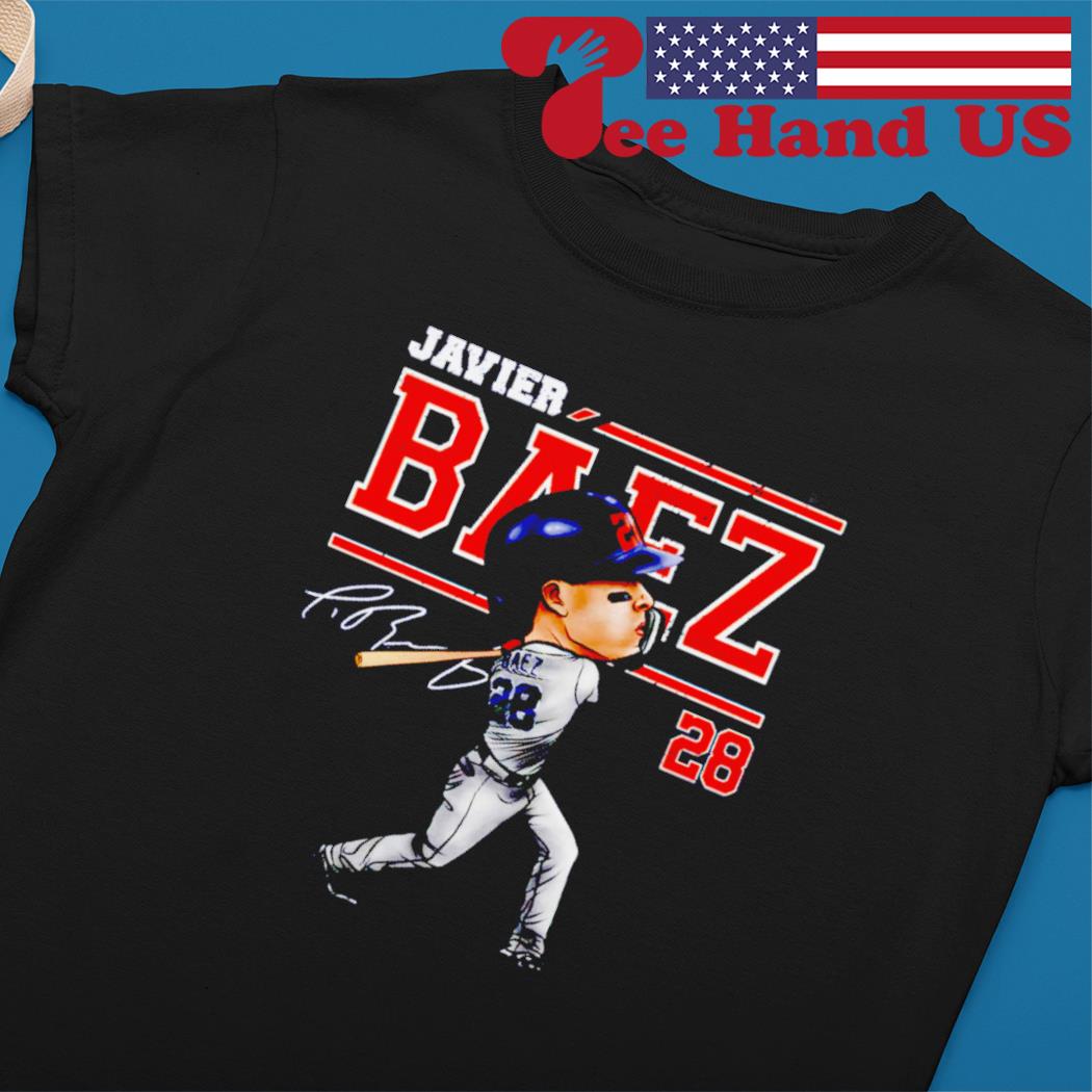 Javier Baez Detroit Cartoon T-shirt