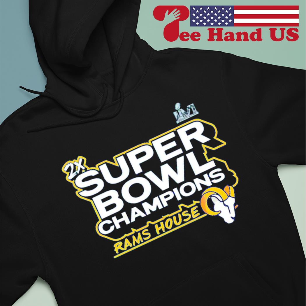 Los Angeles Rams 2X Super Bowl LVI Champions shirt, hoodie, sweater, long  sleeve and tank top