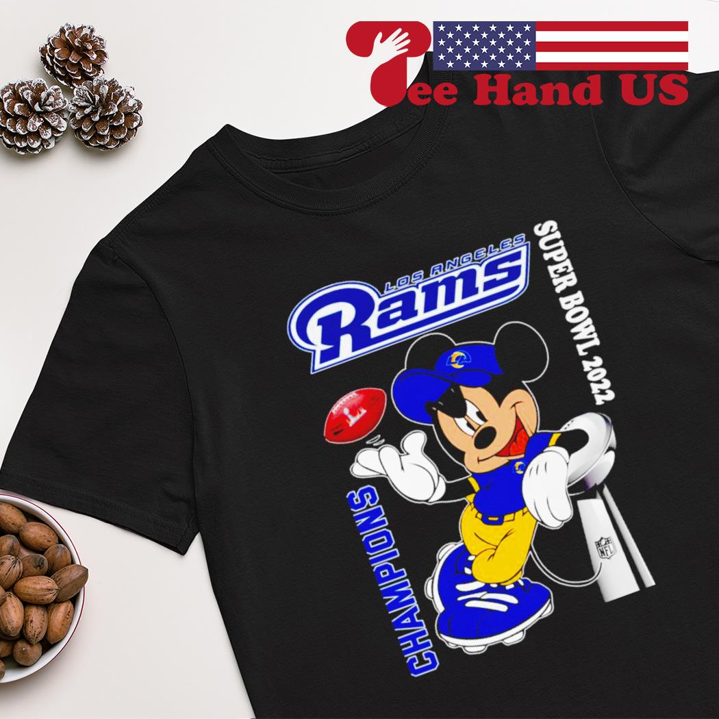 Mickey Mouse Los Angeles Rams Super Bowl 2022 Champions Shirt