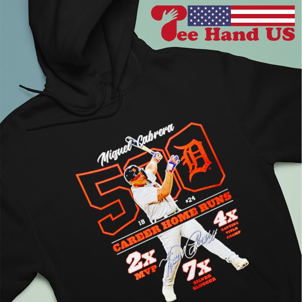 Tops, 24 Miguel Cabrera Detroit Tigers 50 Home Runs Shirt