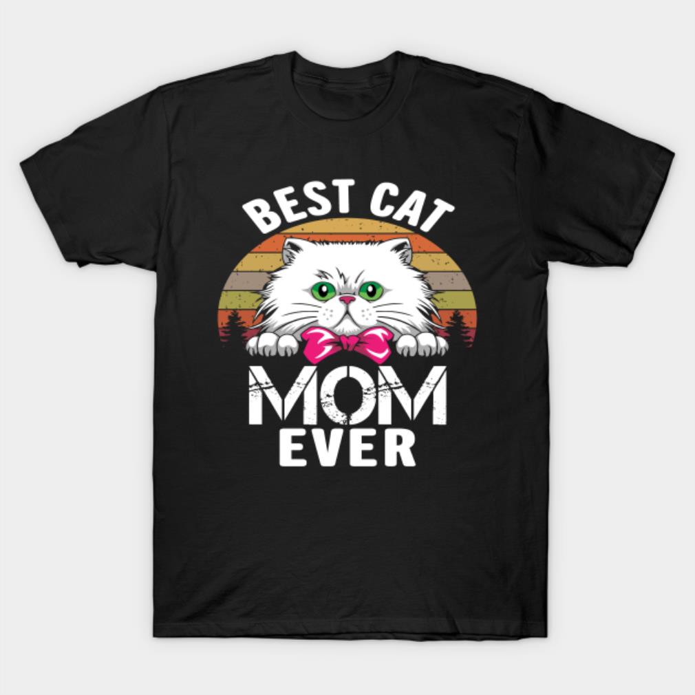 Mother’s Day best cat mom ever vintage T-shirt