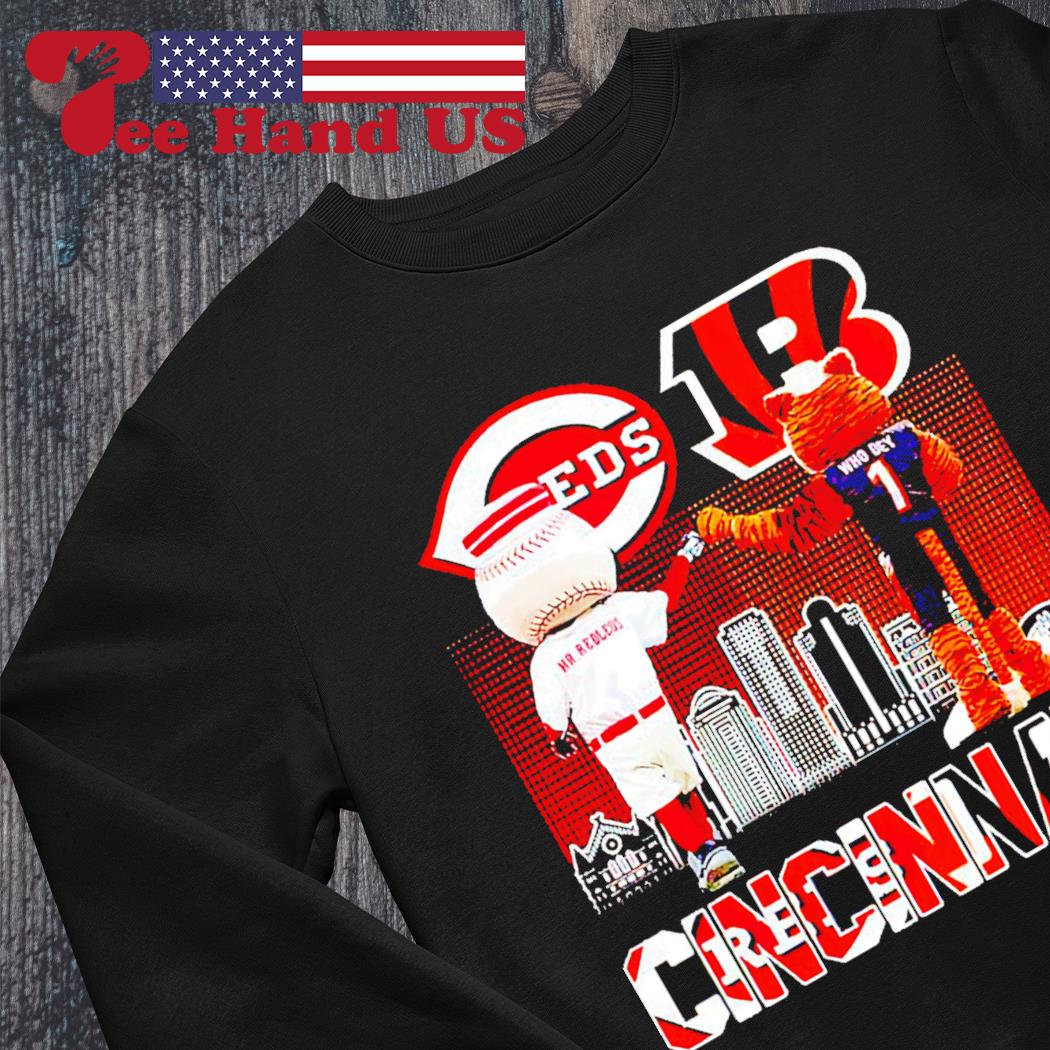 Official Mascot Cincinnati Reds Vs Cincinnati Bengals Shirt