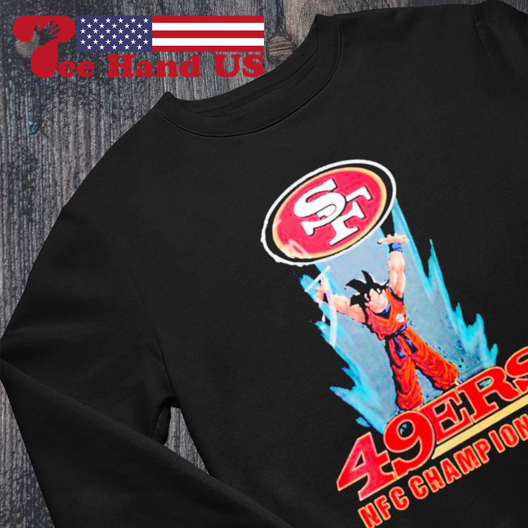 Son Goku San Francisco 49ers 2021 2022 NFC Champions Shirt, hoodie