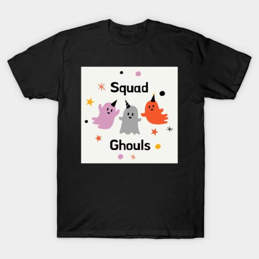 Squad Ghouls Purple and Orange Wicked Cute Halloween T-shirt