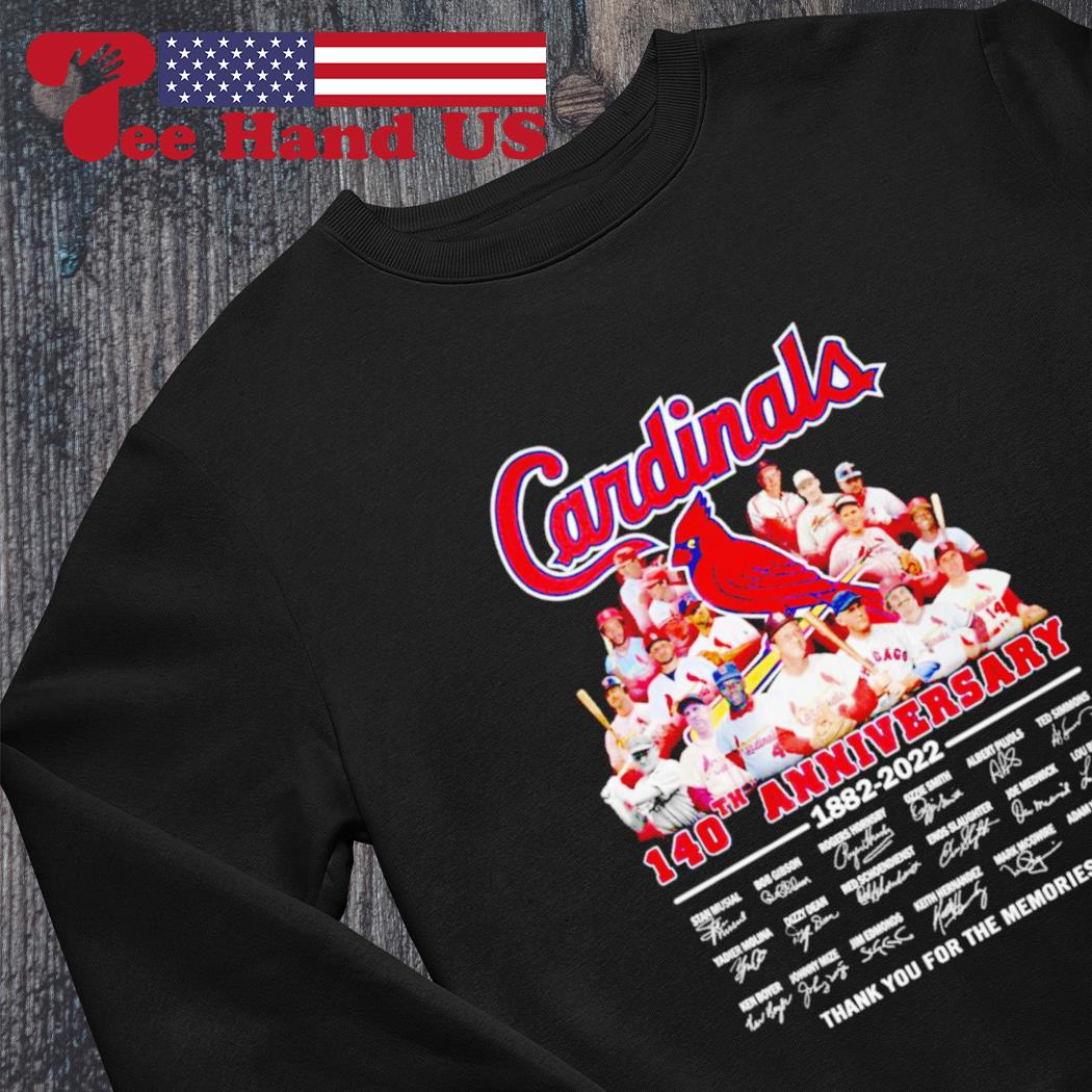 Funny St. Louis Cardinals 140th anniversary 1882 2022 thank you