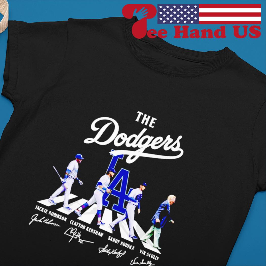 The Dodgers Abbey Road Signatures t-shirt