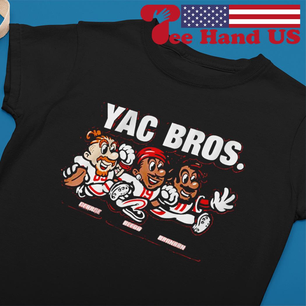 Tshirtgang Super YAC Bros George Kittle Deebo Samuel Brandon Aiyuk San Francisco Football Fan T Shirt Tanktop / Black / Medium