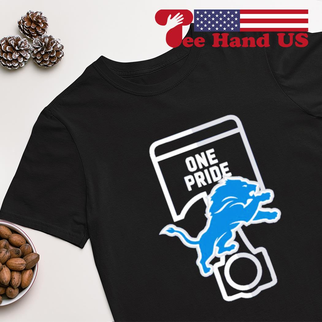 detroit lions one pride shirt