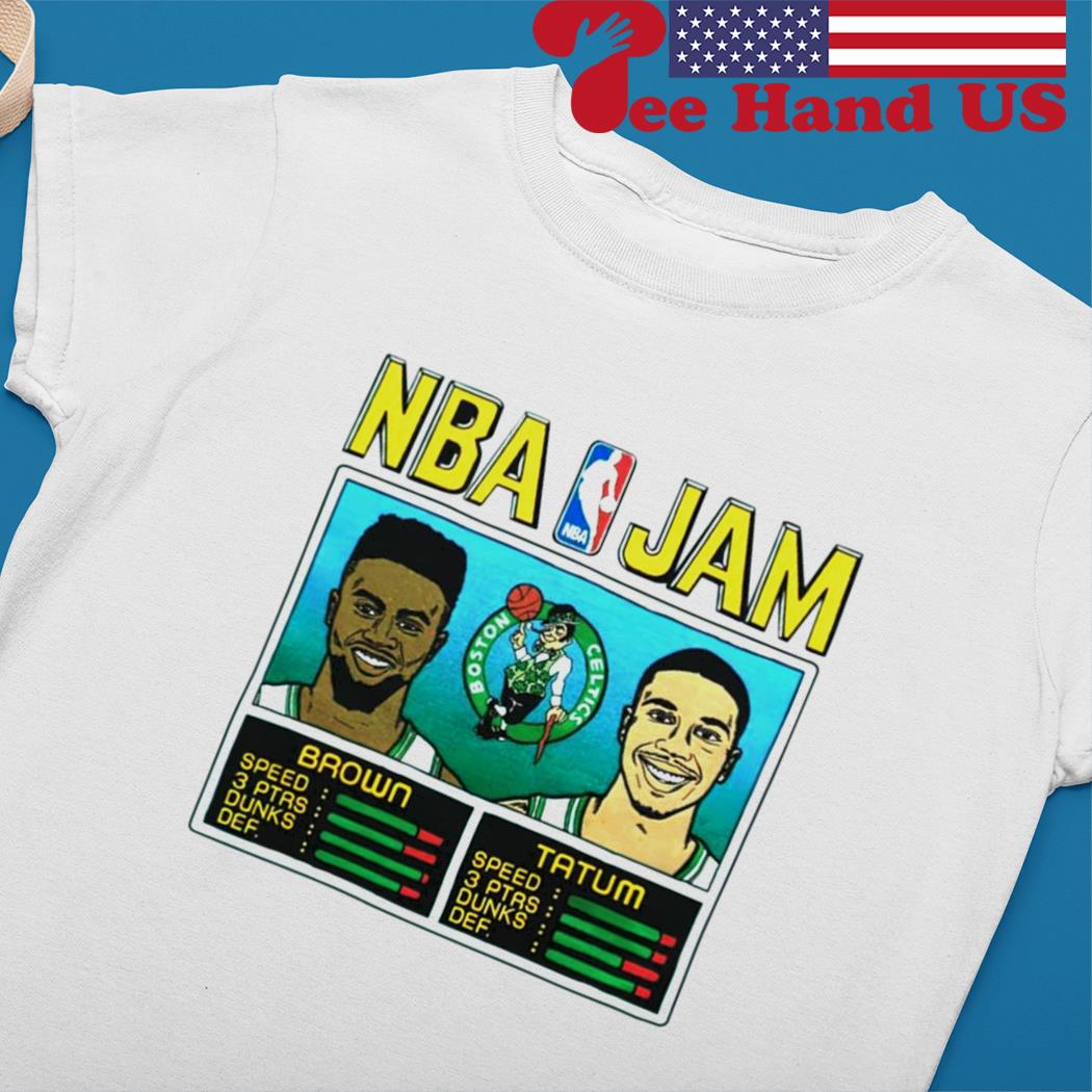 Nba Jam Celtics Brown And Tatum T Shirt