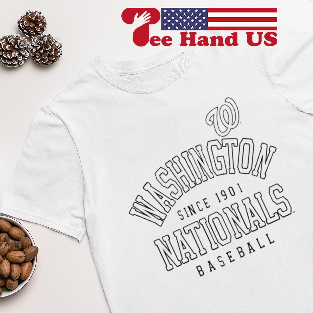 Washington Nationals baseball est. 1901 national league logo shirt