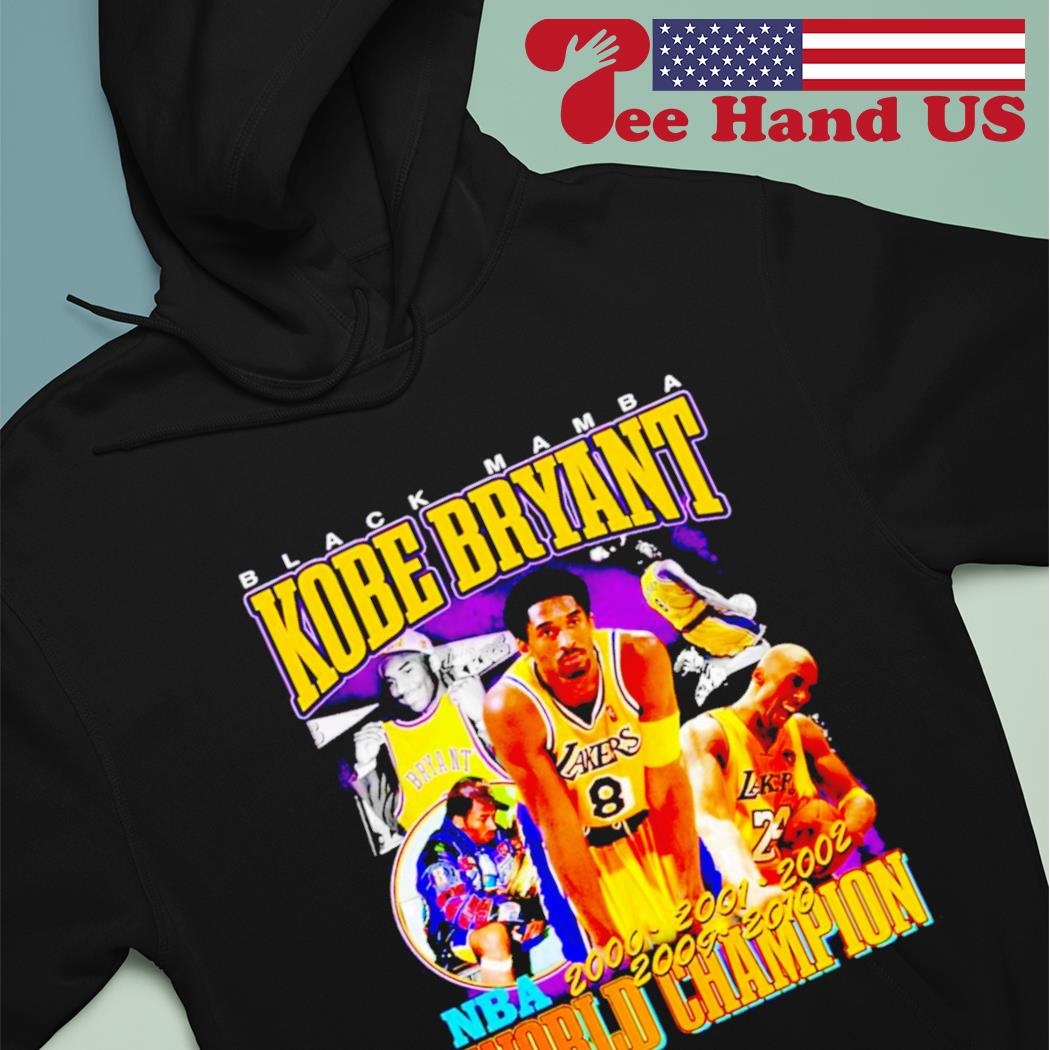 Black Mamba Kobe Bryant NBA World Champion Vintage shirt, hoodie