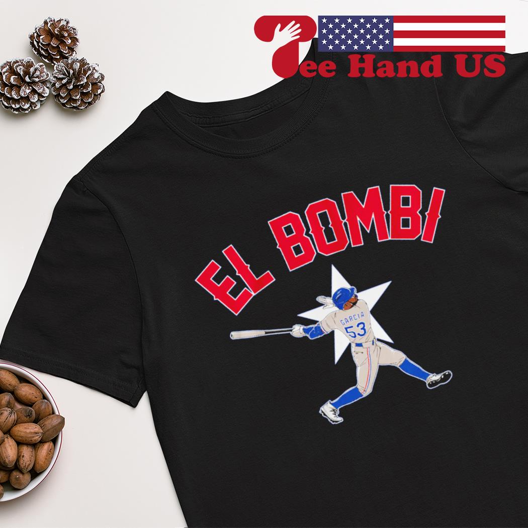 El Bombi Adolis García Texas Rangers Shirt, hoodie, sweater and