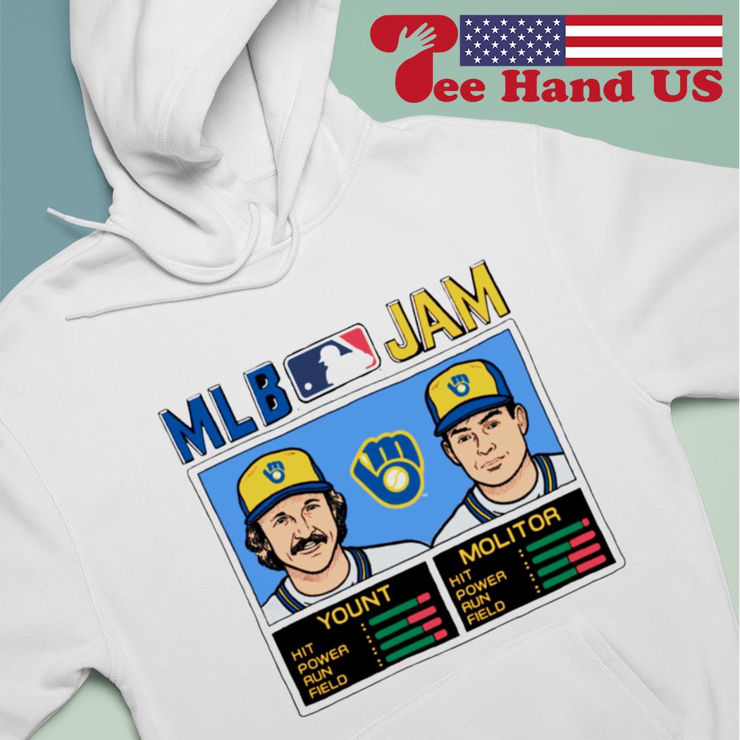 MLB Jam Milwaukee Brewers Paul Molitor and Robin Yount shirt, hoodie,  sweater, long sleeve and tank top