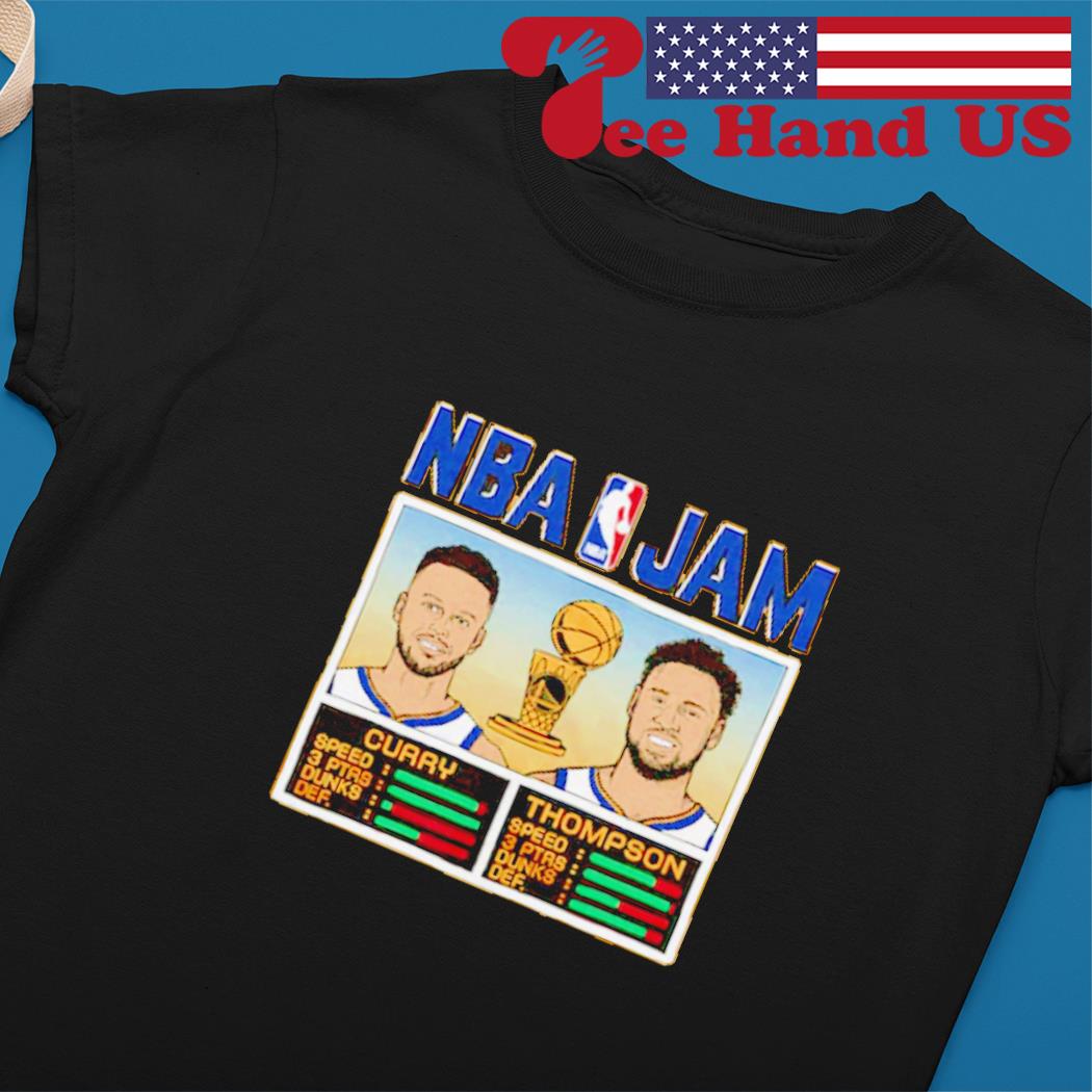 Golden State Warriors Stephen Curry and Klay Thompson NBA JAM shirt,  hoodie, sweater, long sleeve and tank top