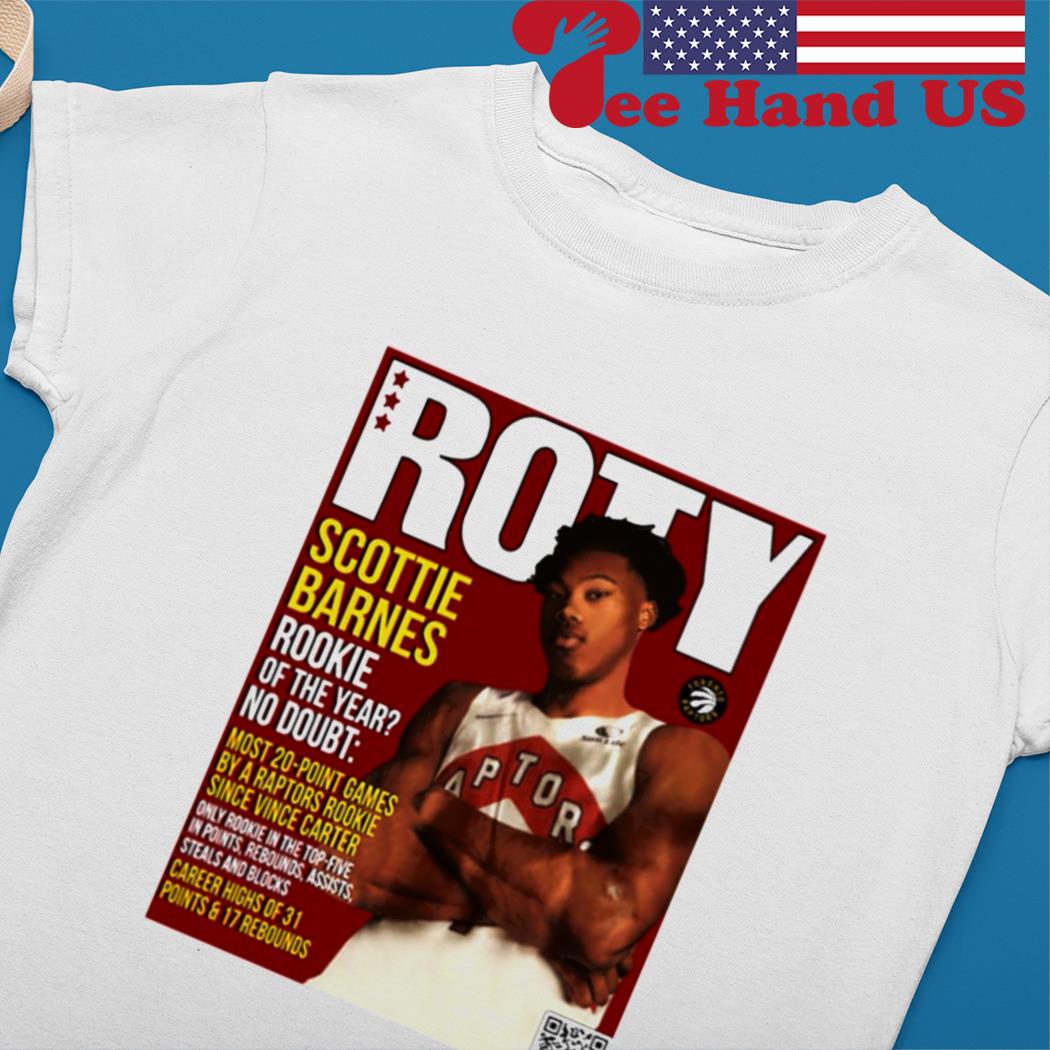 Roty Scottie Barnes Rookie Of The Year No Doubt Shirt, hoodie, sweater,  long sleeve and tank top