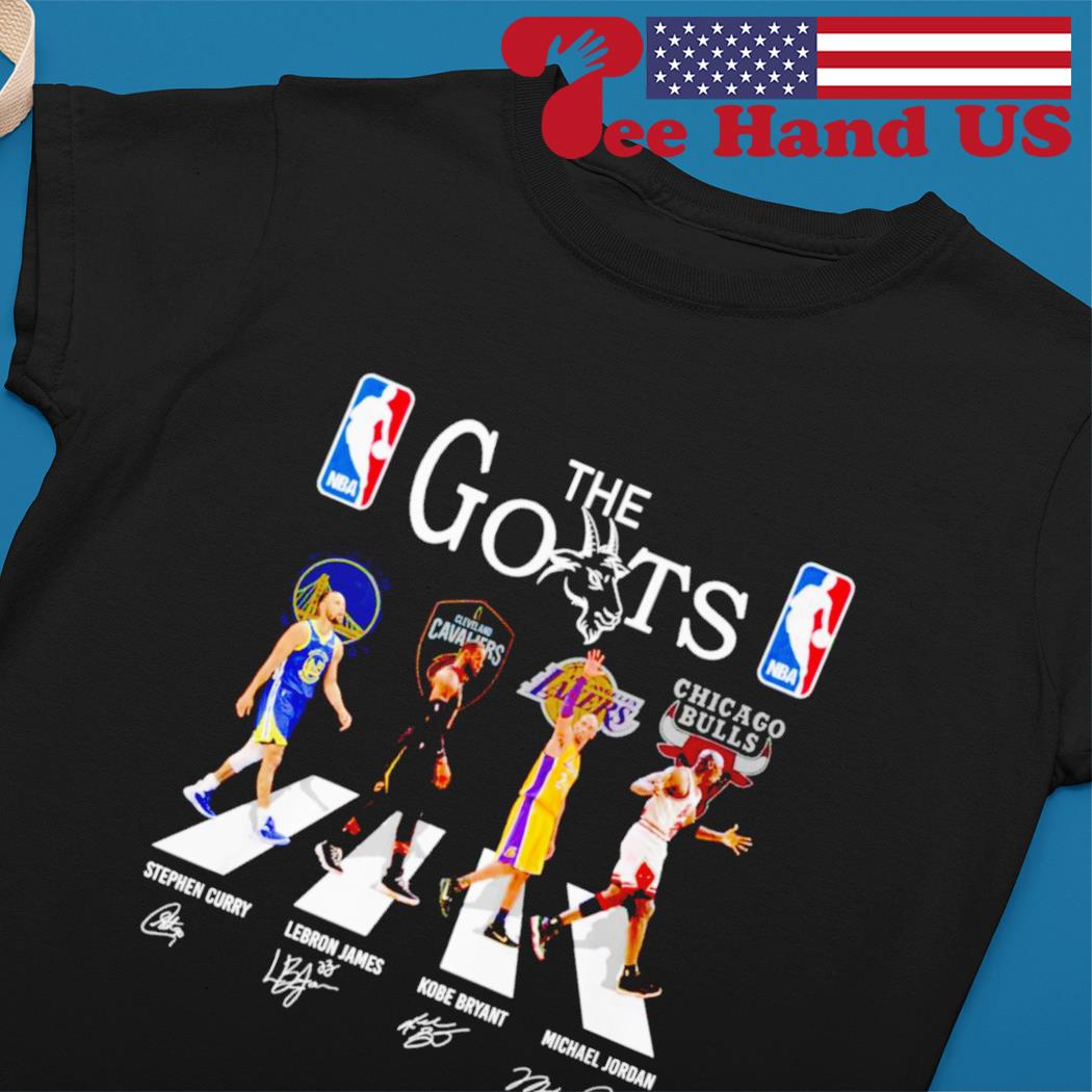 Los Angeles Lakers Kobe Bryant 24 And Chicago Bulls Michael Jordan 23 GOATs  signature shirt - Limotees
