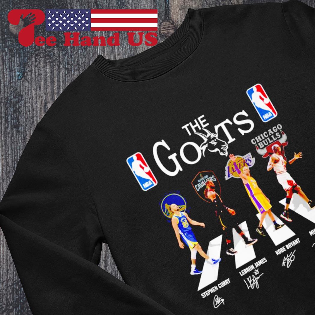 Los Angeles Lakers Kobe Bryant 24 And Chicago Bulls Michael Jordan 23 GOATs  signature shirt - Limotees