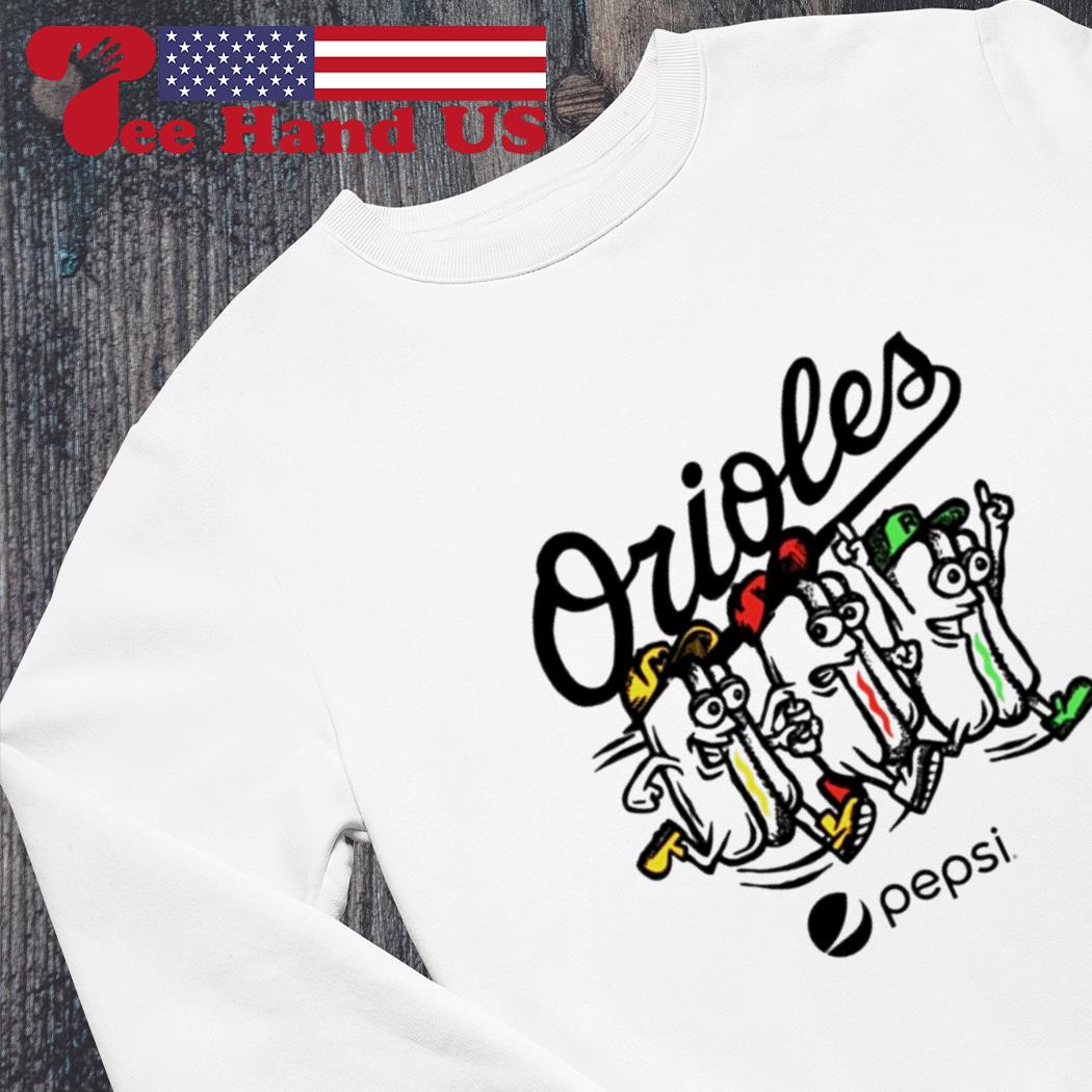 Baltimore Orioles Pepsi Hot Dog Race shirt, hoodie, sweater, long sleeve  and tank top