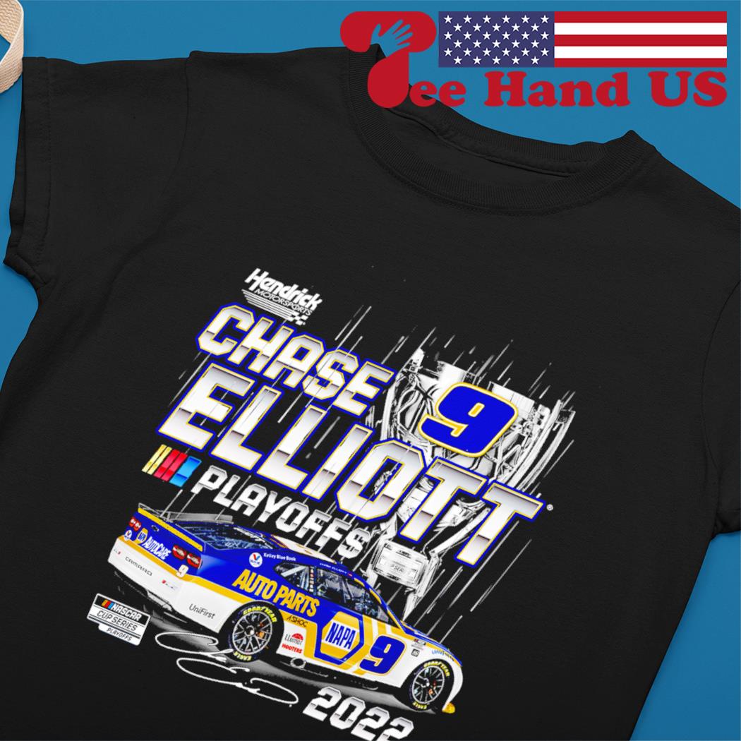 Chase Elliott Hendrick Motorsports Team Collection Black 2022 NASCAR Cup  Series Playoffs NAPA shirt, hoodie, sweater, long sleeve and tank top