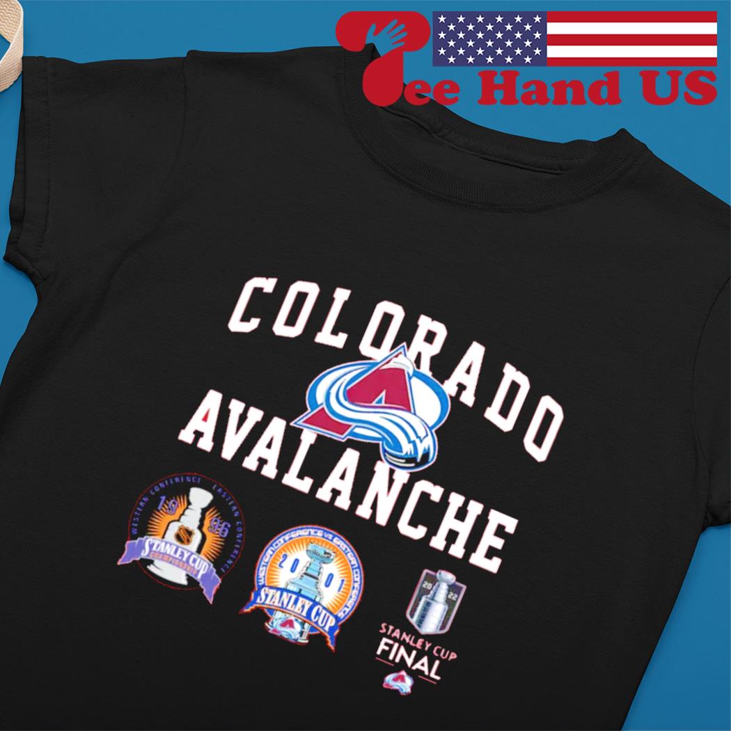 Colorado Avalanche 1996 2001 2022 Stanley Cup Champions We Are The  Champions Shirt - Limotees