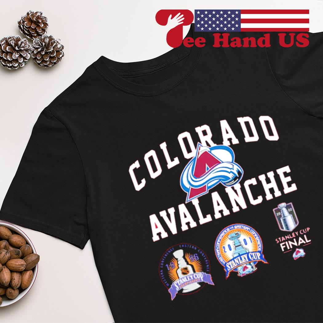 Colorado Avalanche stanley cup champions 1996 2001 2022 shirt