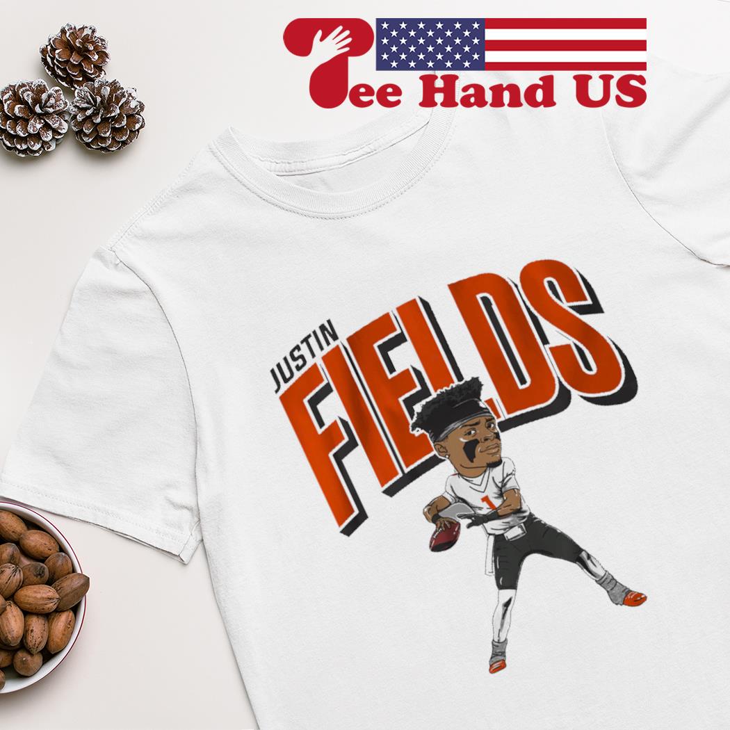 Justin Fields Chicago Bears Caricature shirt, hoodie, sweater, long sleeve  and tank top