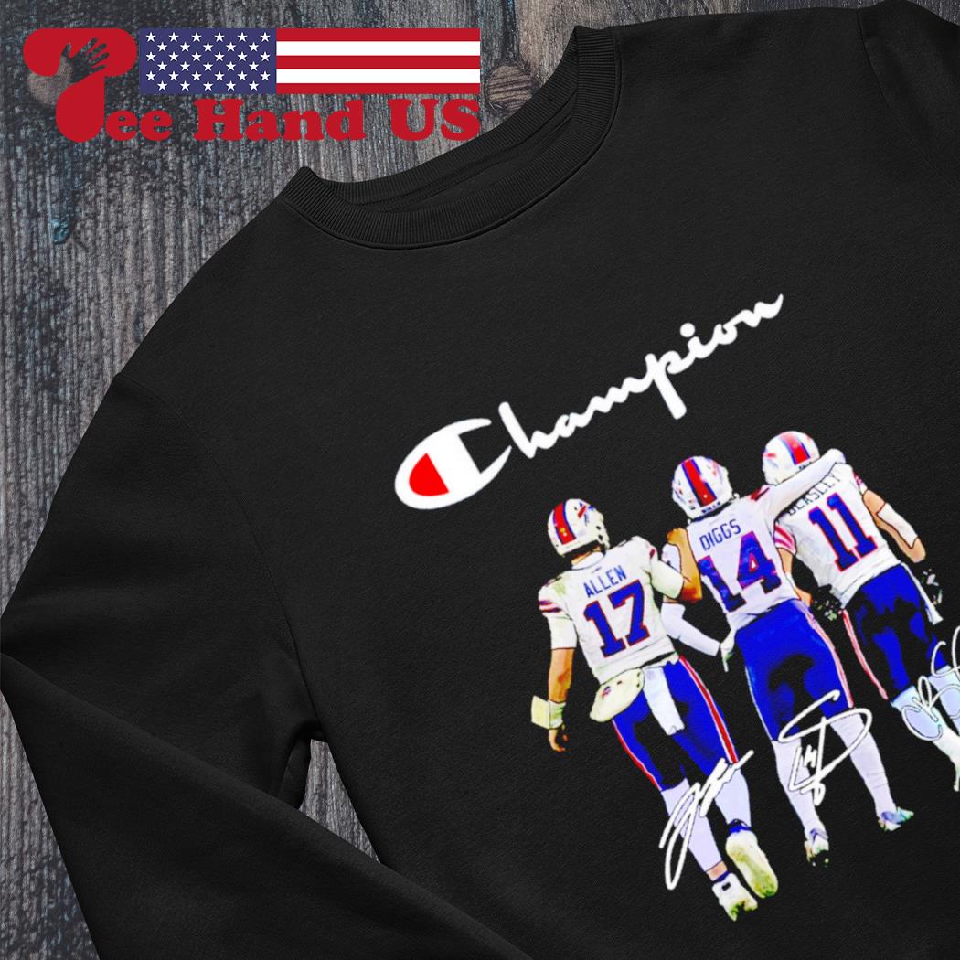 Buffalo Bills Champion Diggs Allen Beasley signatures shirt, hoodie,  sweater, long sleeve and tank top