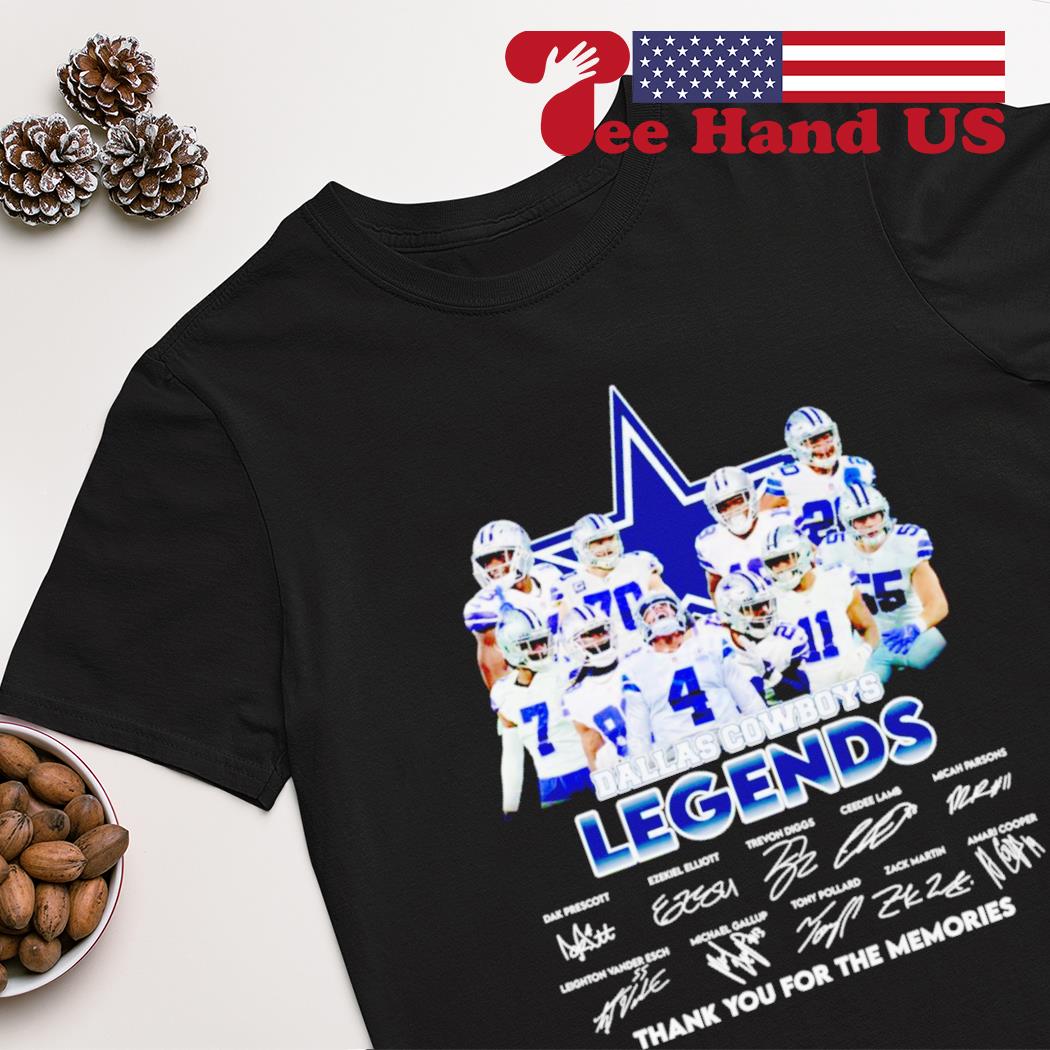 The Dallas Cowboys The Legend Of Signatures T-Shirt, hoodie, sweater, long  sleeve and tank top