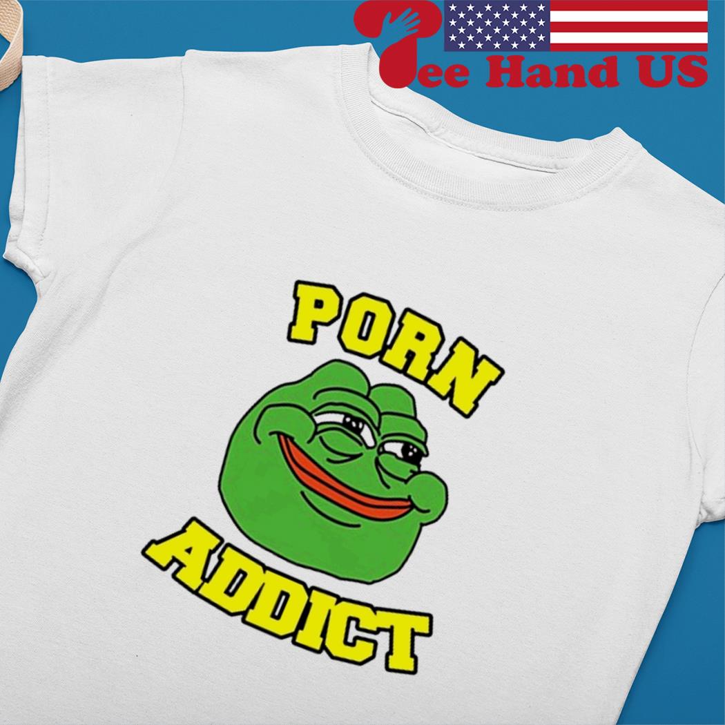 Frog porn addict shirt, hoodie, sweater, long sleeve and tank top
