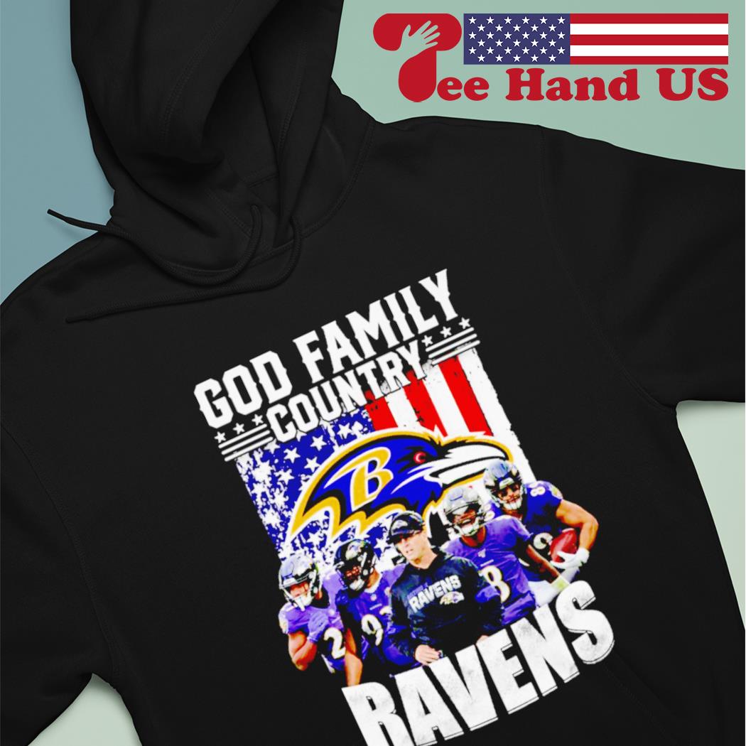 Official God First Family Second Then Baltimore Ravens Football 2022 Shirt,  hoodie, sweater, long sleeve and tank top