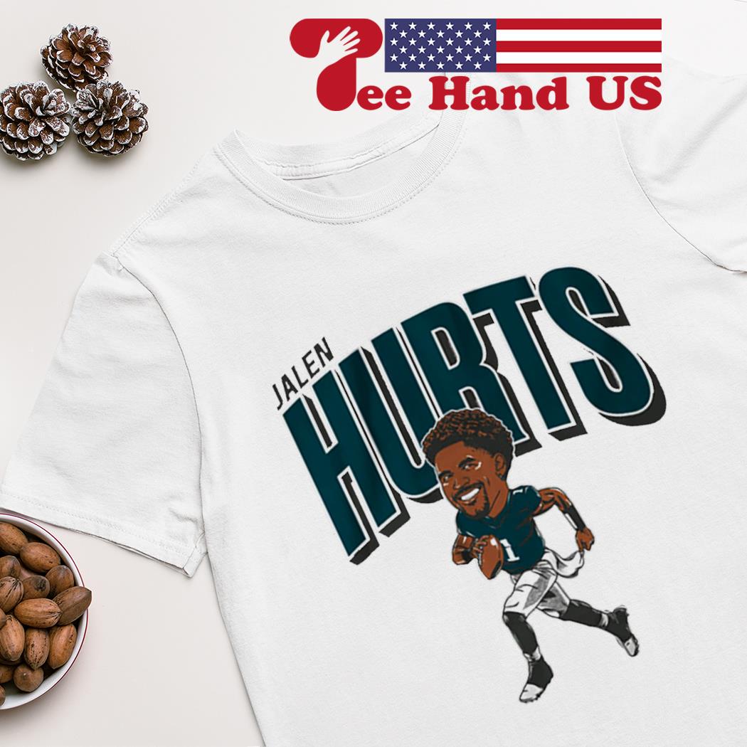 Official Jalen hurts Cartoon philadelphia eagles player shirt, hoodie,  sweater, long sleeve and tank top