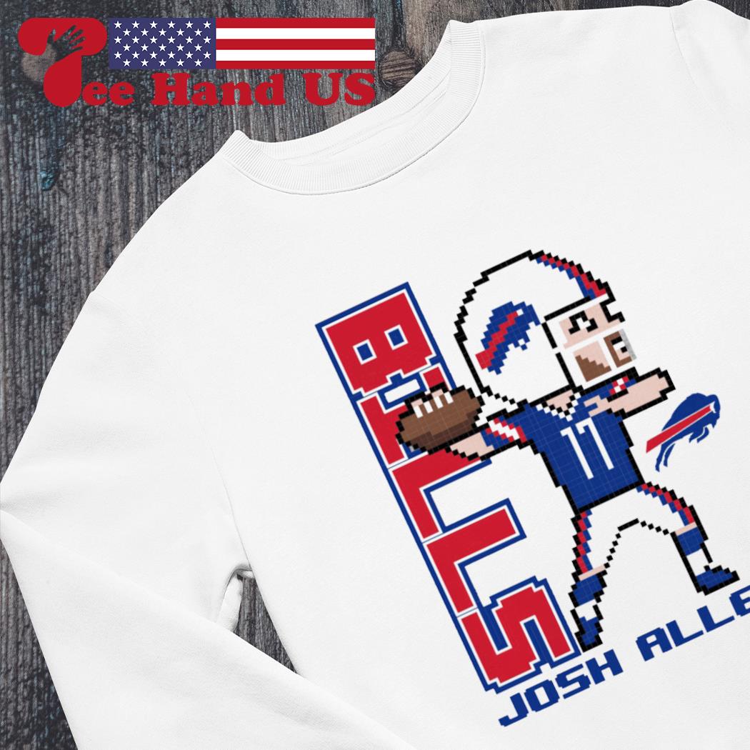 Josh Allen Buffalo Bills Youth Pixel Player 2.0 shirt, hoodie, sweater, long  sleeve and tank top