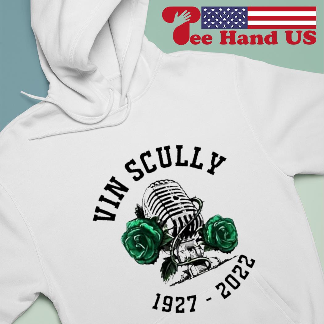 Microphone Rip Vin Scully shirt, hoodie, sweater, long sleeve and tank top