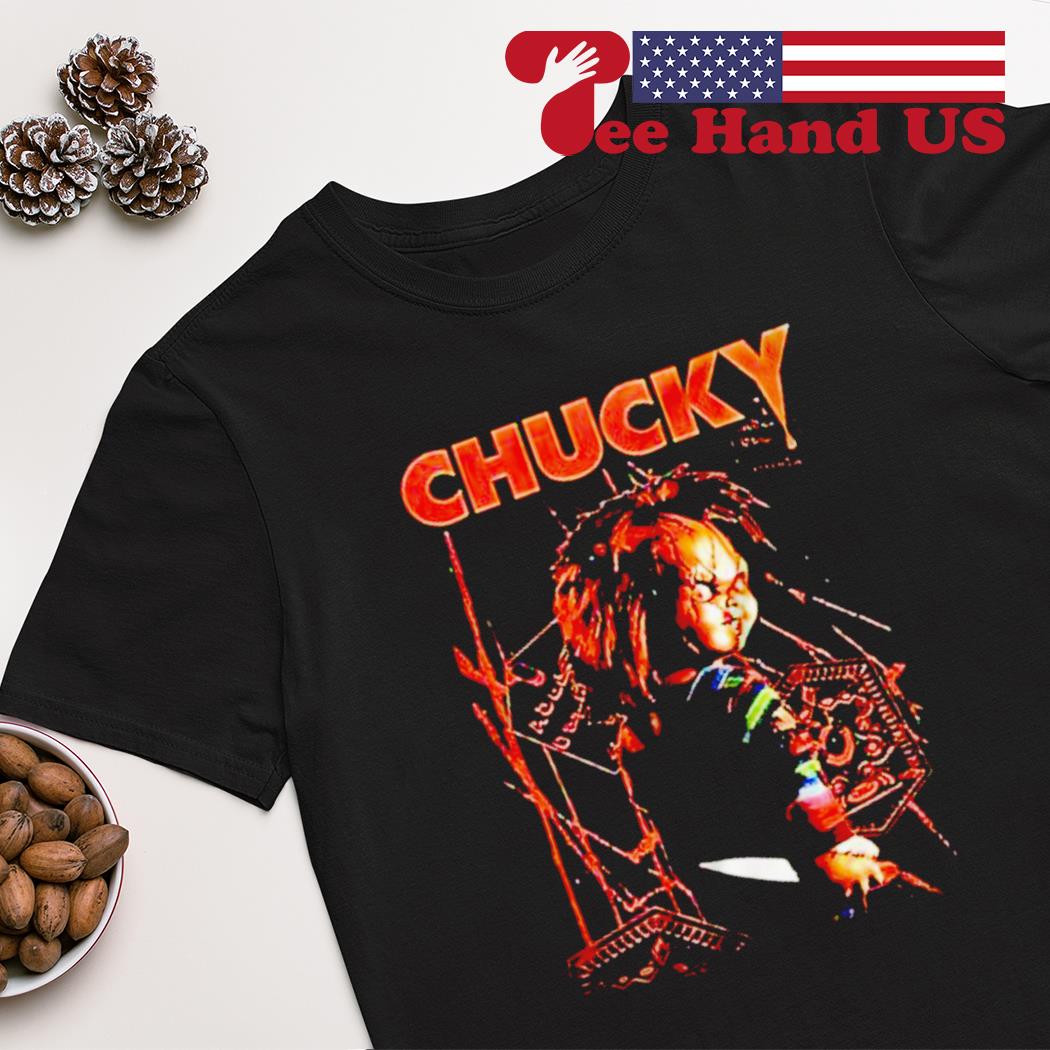Chucky child’s play with knife Halloween shirt