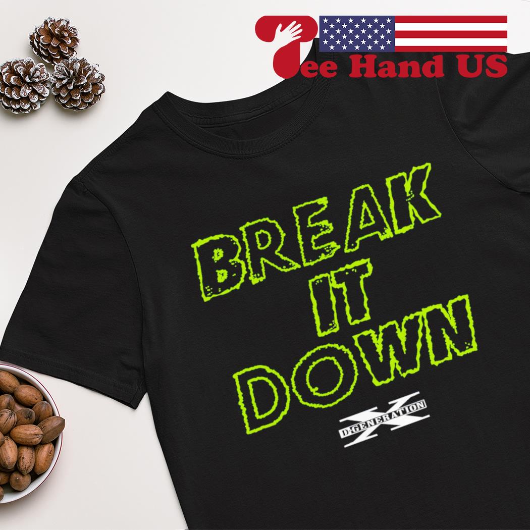 D-Generation X Break It Down Wordmark shirt