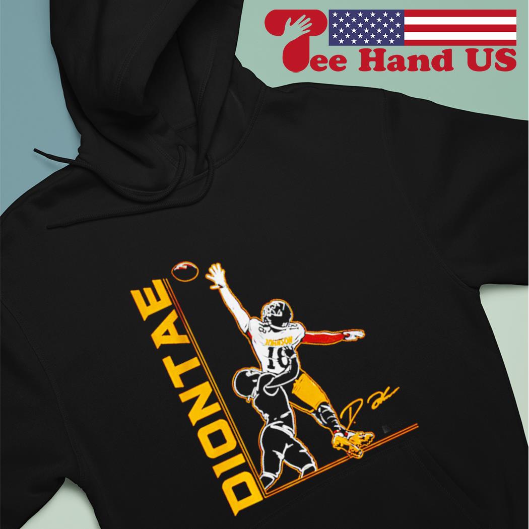 Diontae Johnson one hand Pittsburgh Steelers signature shirt, hoodie,  sweater, long sleeve and tank top