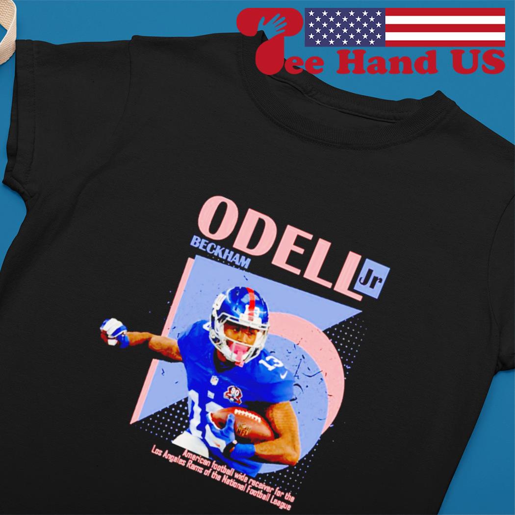 Football Wide Receiver For The LA Rams NFL Odell Beckham Jr 80s Unisex T- shirt