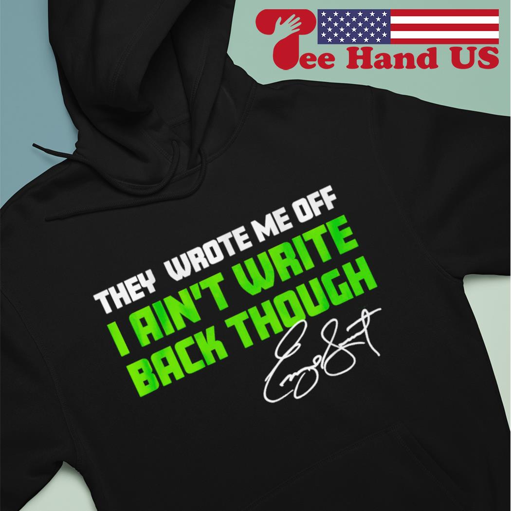 Geno Smith I Ain't Write Back Though Signature Shirt - Teespix - Store  Fashion LLC