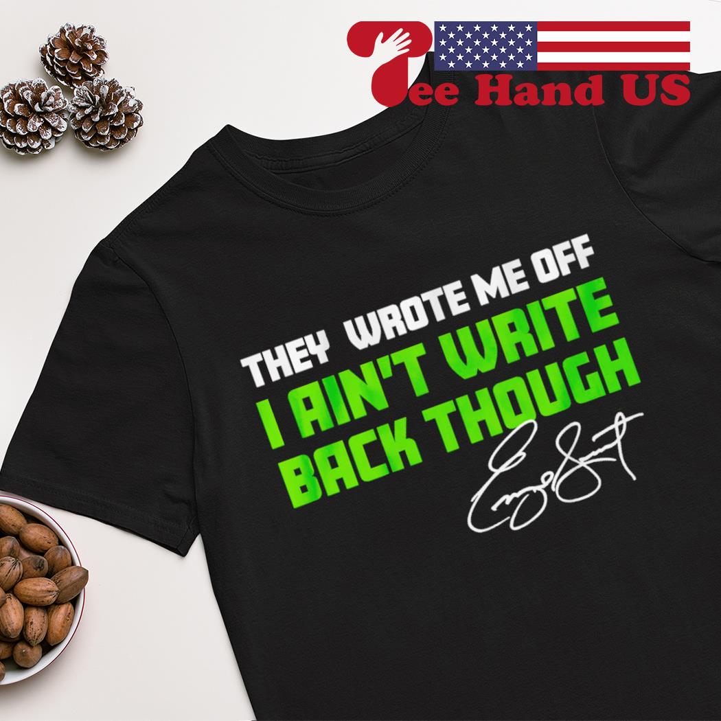 Geno Smith I Ain't Write Back Though Signature Shirt - Teespix - Store  Fashion LLC