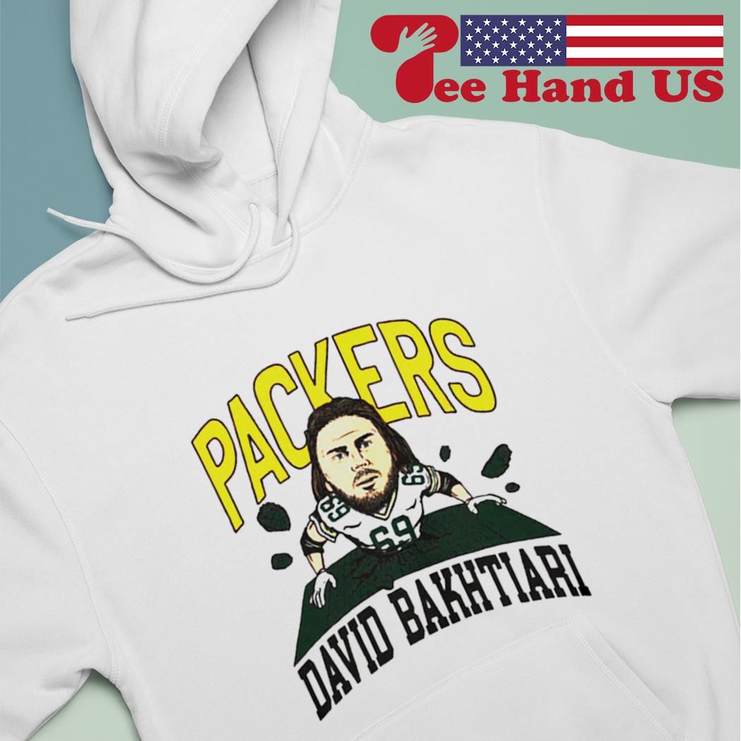 Green Bay Packers David Bakhtiari Shirt, hoodie, sweater, long