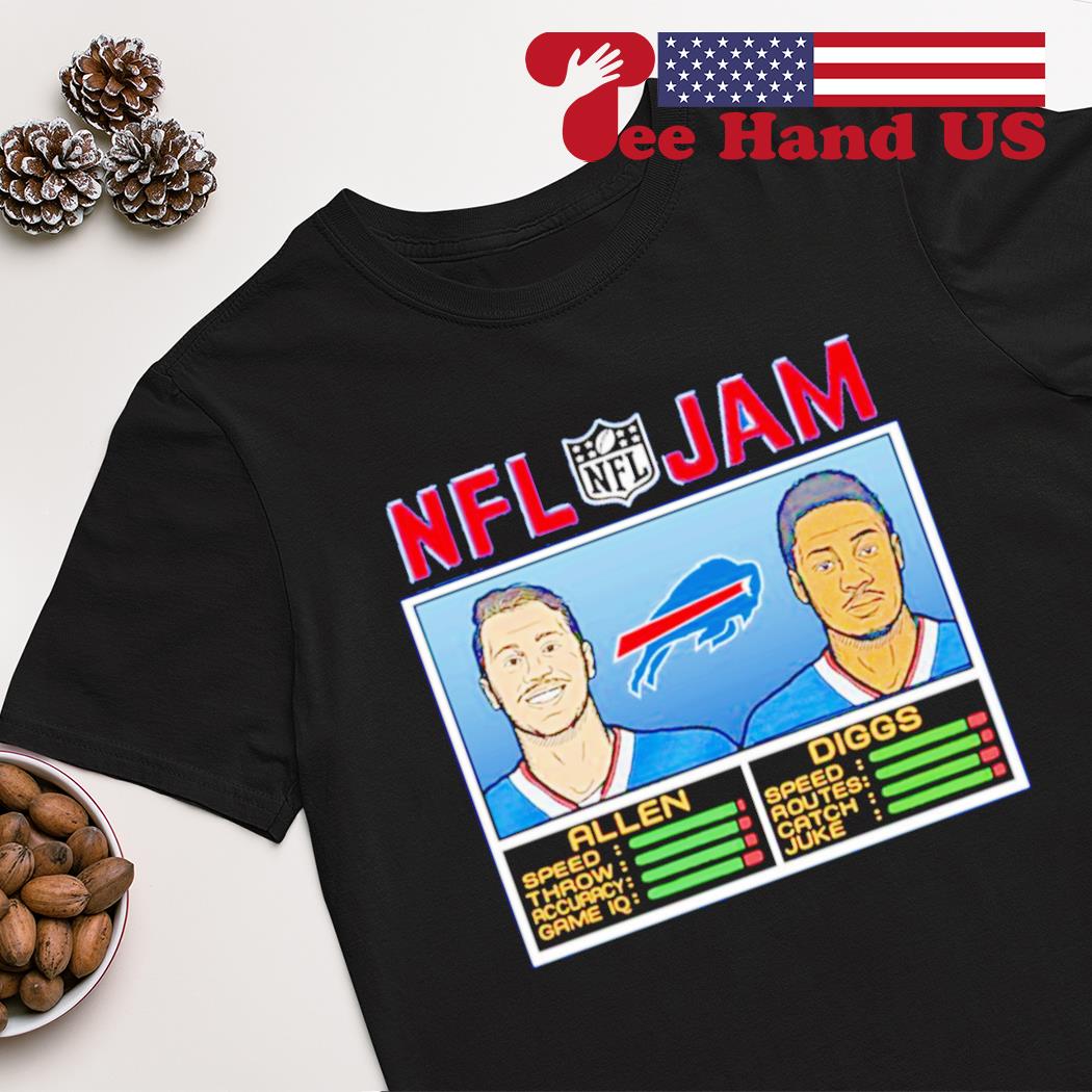 NFL Jam Buffalo Bills Josh Allen and Stefon Diggs shirt