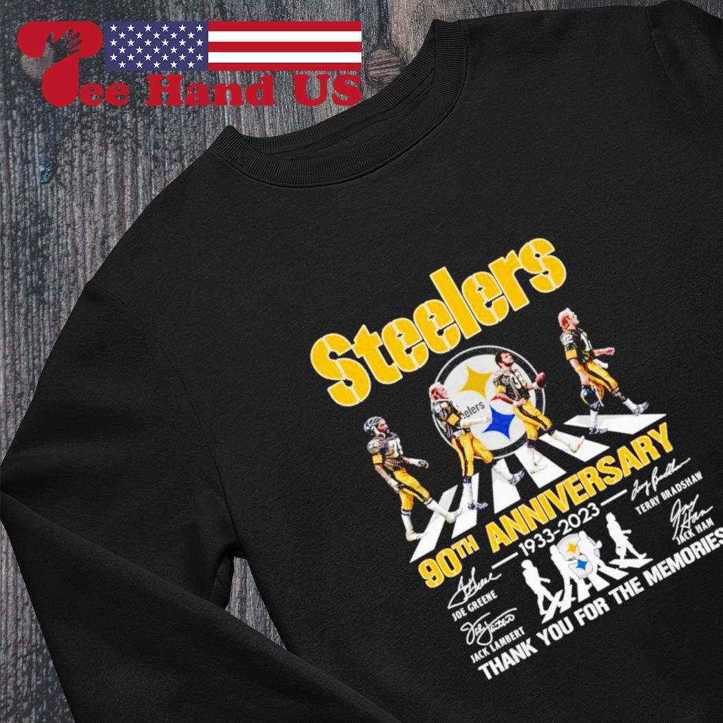 1933-2023 Pittsburgh Steelers 90th Anniversary Thank You For The