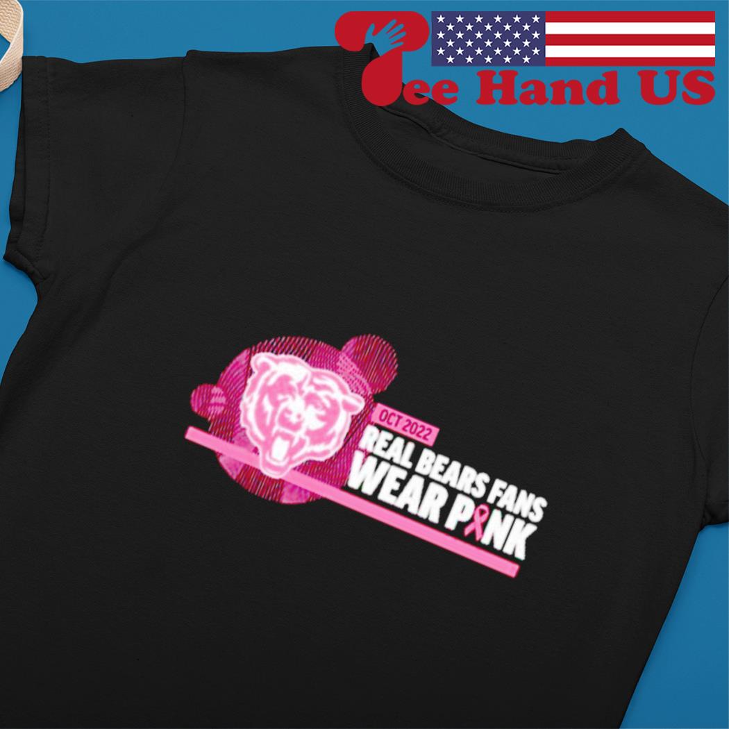 Chicago Bears breast cancer Oct 2022 real bears fans wear pink shirt,  hoodie, sweater and v-neck t-shirt