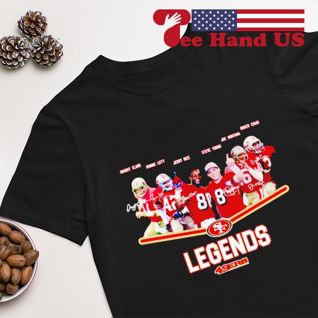 San Francisco 49ers T-shirt Jimmy Garoppolo And George Kittle Signatures  Long Sleeve, Ladies Tee